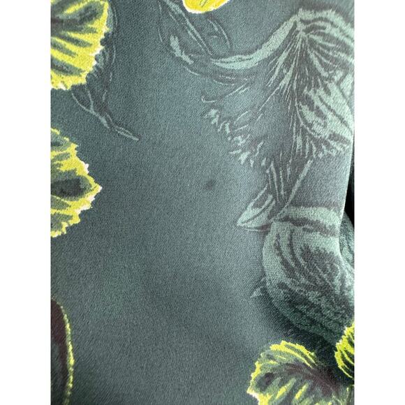 BCBGeneration Long Sleeve Pintuck Floral Blouse Womens Small1 - Picture 10 of 11